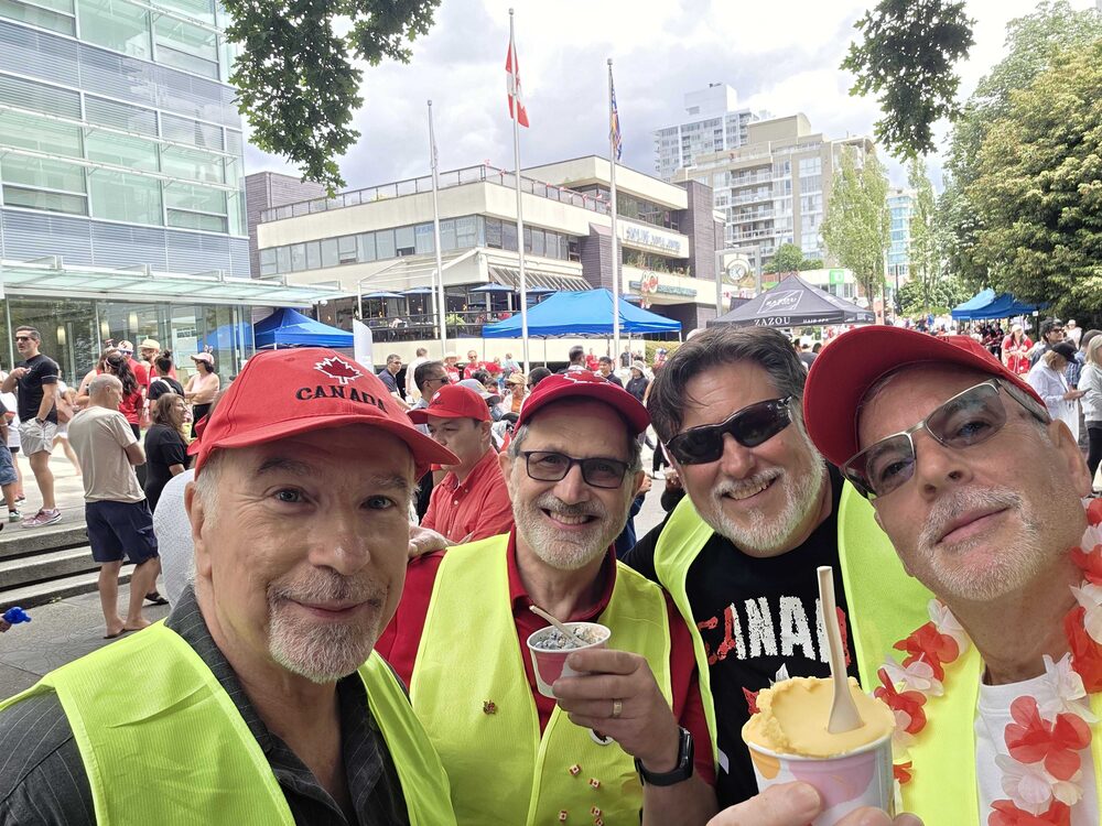 Mike McGraw at Canada Day celebrations in North Vancouver